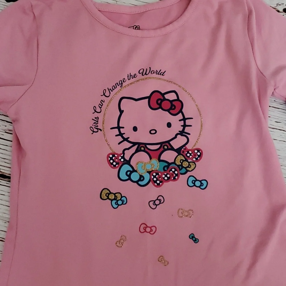 SANRIO HELLO KITTY GIRLS SHORT SLEEVE DRESSES 👩 - Picture 3 of 7